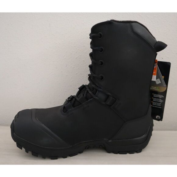 Ski-Doo 4442533090 Unisex Sz 10 Black Leather TEC+ REC Snowmobile Boots - Picture 9 of 14